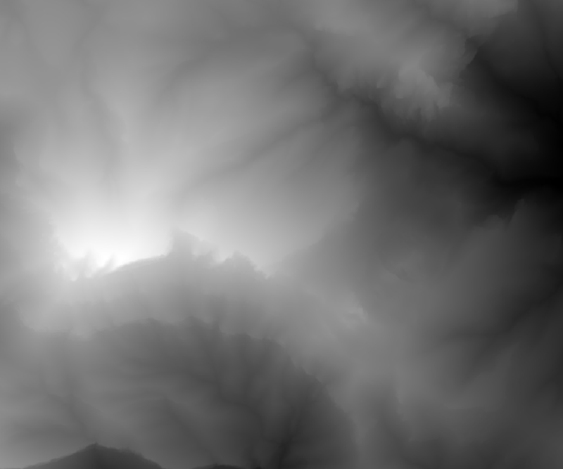 DEM Elevation Map